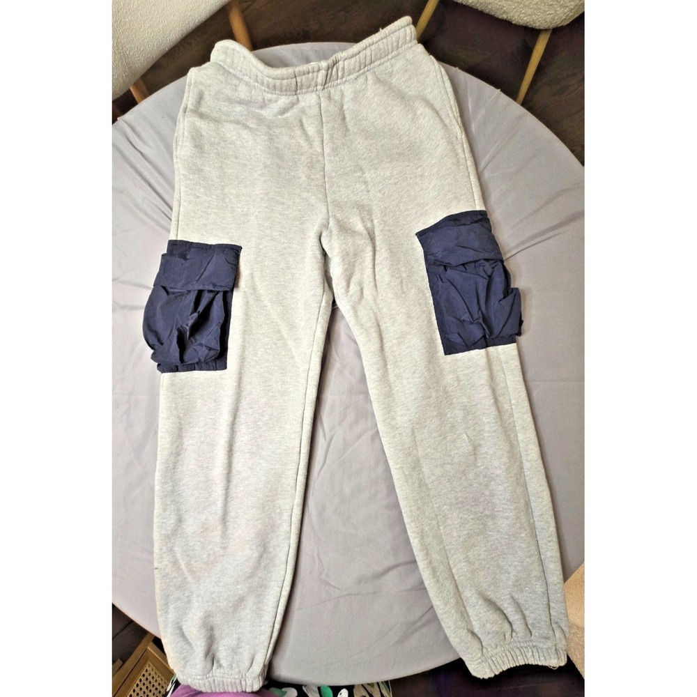 Paccbet Sweat Pants Heather Gray Men Size XS Minimalist Quiet Luxury Chic